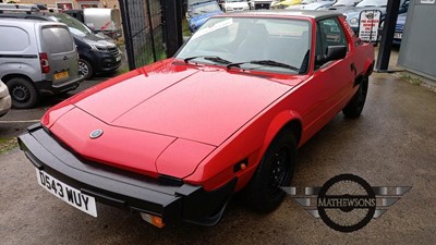 Lot 520 - 1986 FIAT X1/9