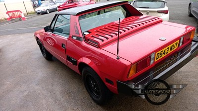 Lot 520 - 1986 FIAT X1/9