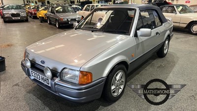 Lot 522 - 1987 FORD ESCORT 1.6I CABRIOLET