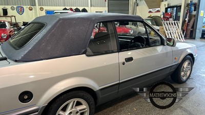 Lot 522 - 1987 FORD ESCORT 1.6I CABRIOLET