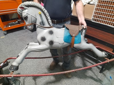 Lot 569 - TRIANG ROCKING HORSE