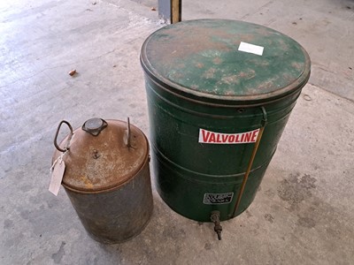 Lot 5 - VALVOLINE BARRELL & OIL CAN