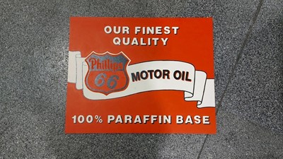 Lot 589 - PHILIPS 66 PAINTED WOODEN SIGN