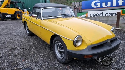 Lot 542 - 1978 MG B ROADSTER