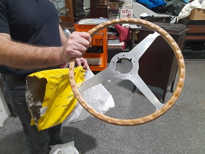 Lot 607 - 2x STEERING WHEELS