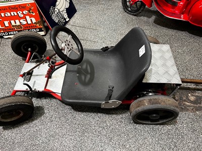 Lot 633 - SINGLE SEATER GO-CART WITH TRAILER