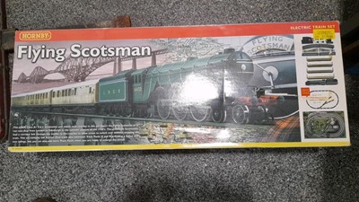 Lot 645 - HORNBY FLYING SCOTSMAN TRAIN SET - ALL PROCEEDS TO CHARITY