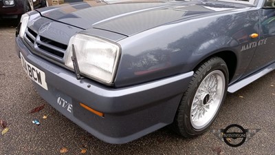 Lot 51 - 1986 OPEL MANTA GTE