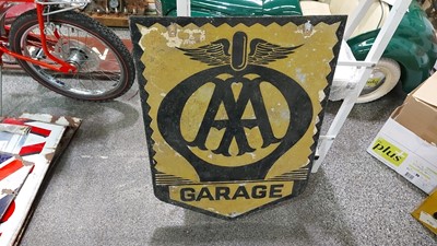 Lot 655 - AA GARAGE SIGN