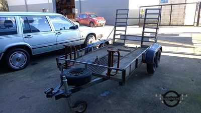 Lot 634 - TWIN MOTORBIKE TRAILER