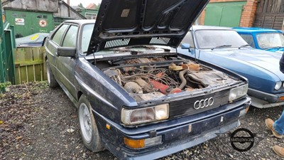 Lot 636 - 1983 AUDI QUATTRO RHD