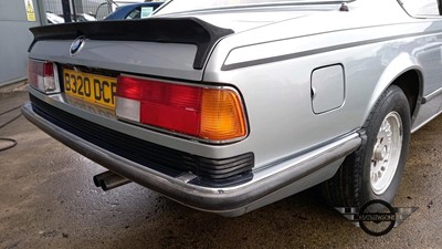 Lot 660 - 1985 BMW 628 CSI