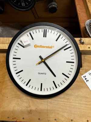 Lot 673 - CONTINENTAL TYRES CLOCK