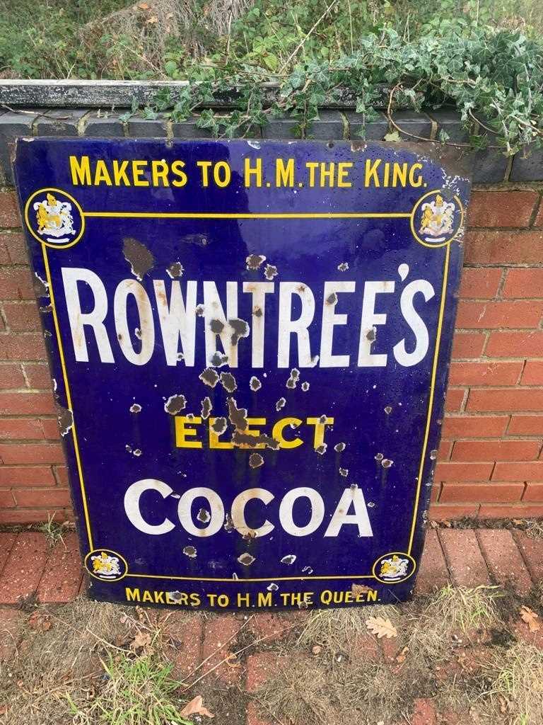 Lot 33 - LARGE ROWNTREE SIGN