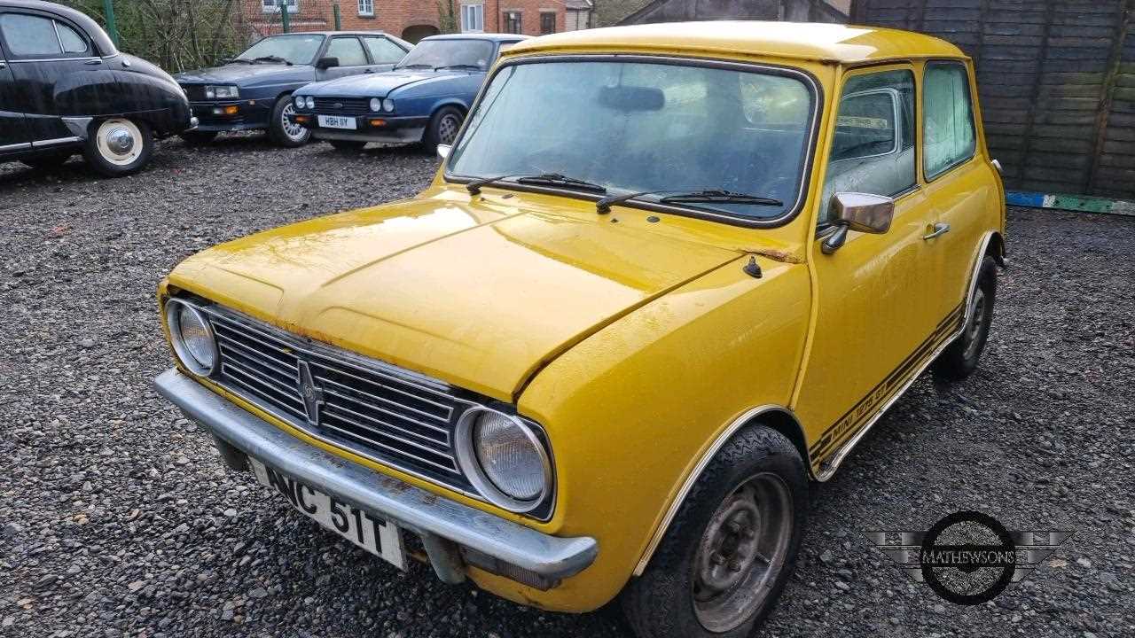 Lot 52 1978 AUSTIN MORRIS MINI 1275 GT Lot 52 1978 AUSTIN MORRIS MINI 1275 GT
