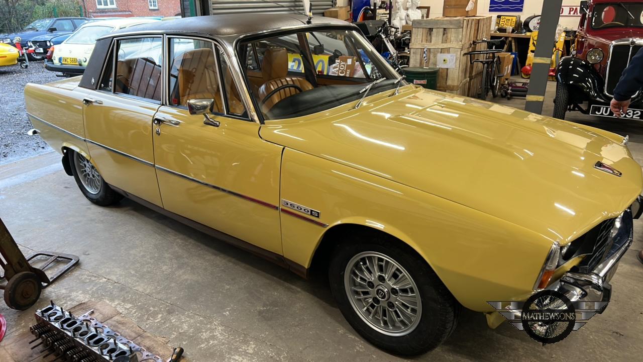 Yellow Rover P6 Lot 24 - 1972 ROVER P6 3500 S 5