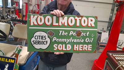 Lot 271 - KOOLMOTORS DOUBLE FLANGE SIGN