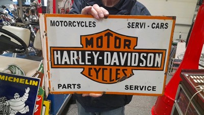 Lot 291 - HARLEY DAVIDSON PARTS & SERVICE SIGN