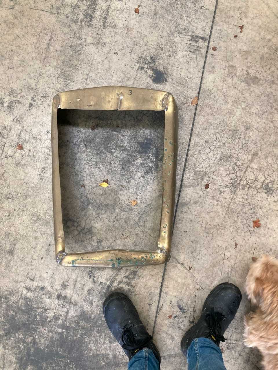 Lot 299 - BRASS RADIATOR SHELL FOR MG