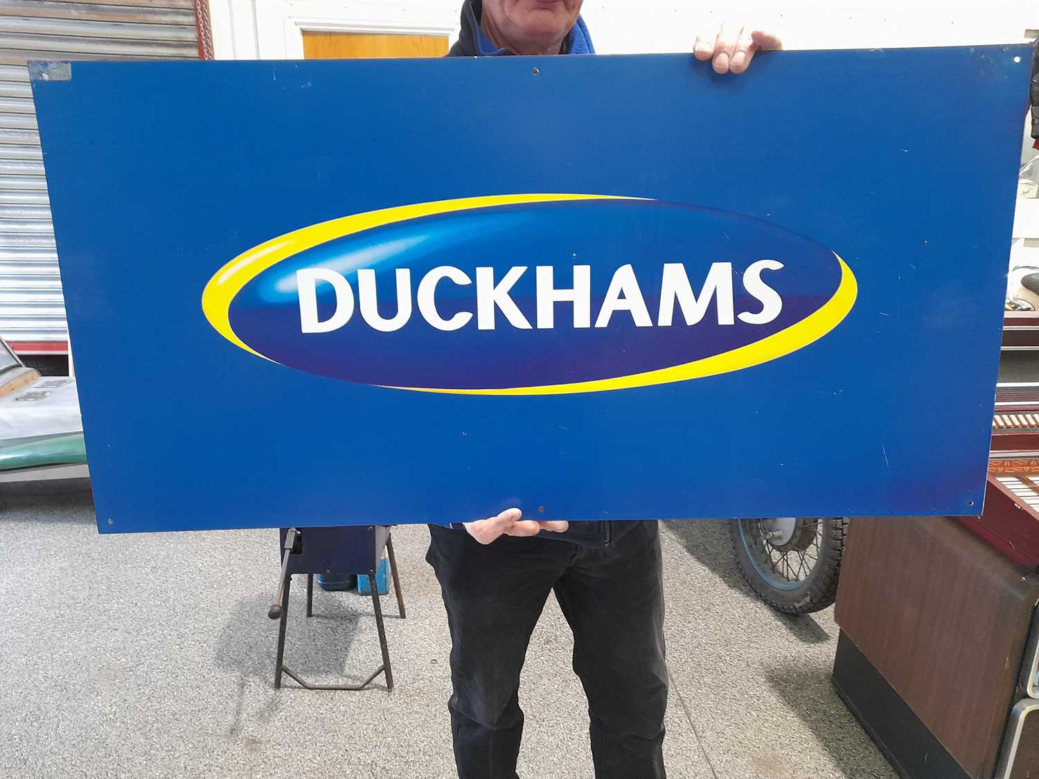 Lot 399 - DUCKHAMS SIGN