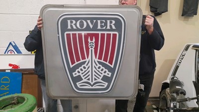 Lot 511 - ROVER ILLUMINATED DEALER SIGN