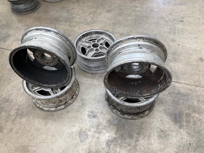 Lot 355 - CAPRI LASER/ RS2000 ALLOY WHEELS  X 5