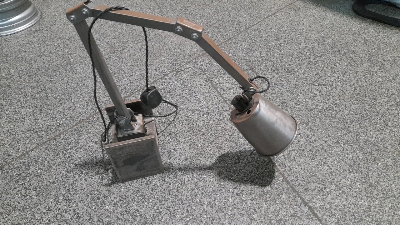 Lot 571 LATHE MACHINE LAMP