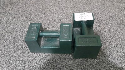 Lot 575 - 20 KG WEIGHTS X2