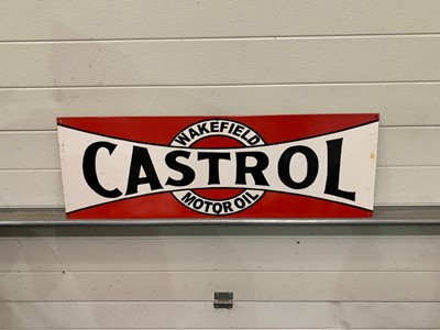 Lot 417 - WAKEFIELD CASTROL SIGN