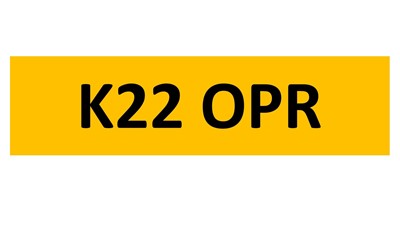 Lot 1 - REGISTRATION ON RETENTION - K22 OPR