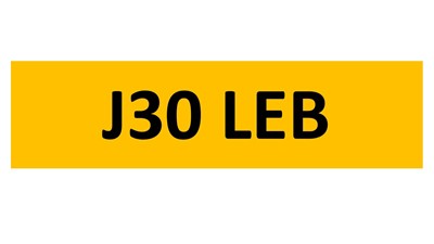 Lot 14 - REGISTRATION ON RETENTION - J30 LEB