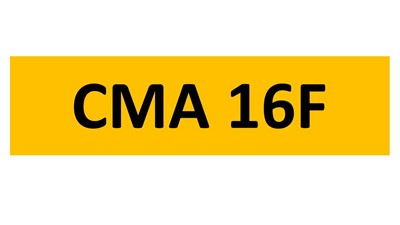 Lot 15 - REGISTRATION ON RETENTION - CMA 16F