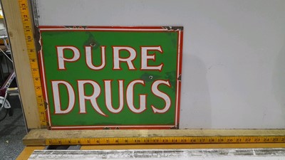 Lot 320 - PURE DRUGS SIGN