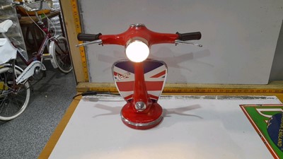 Lot 329 - VESPA LAMP