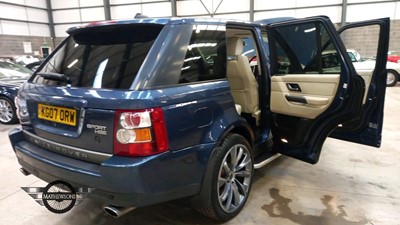 Lot 138 - 2007 LAND ROVER RANGE ROVER SP HSE TDV8 A