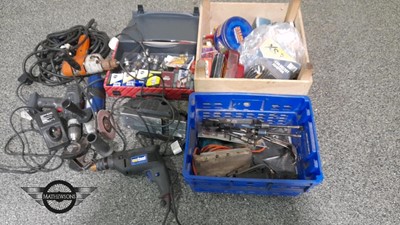 Lot 357 - POWER TOOLS & ASSORTED PARTS