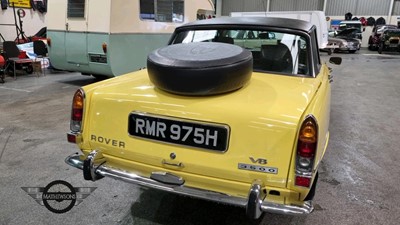 Lot 238 - 1970 ROVER 3500