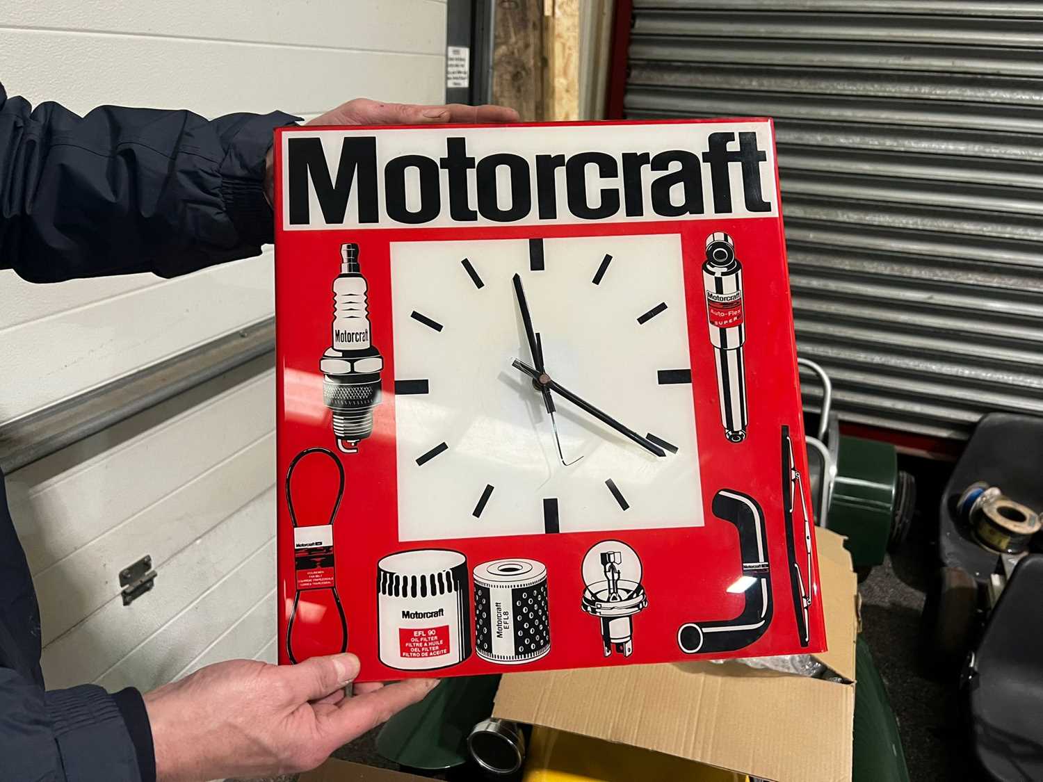 Lot 303 - MOTORCRAFT CLOCK