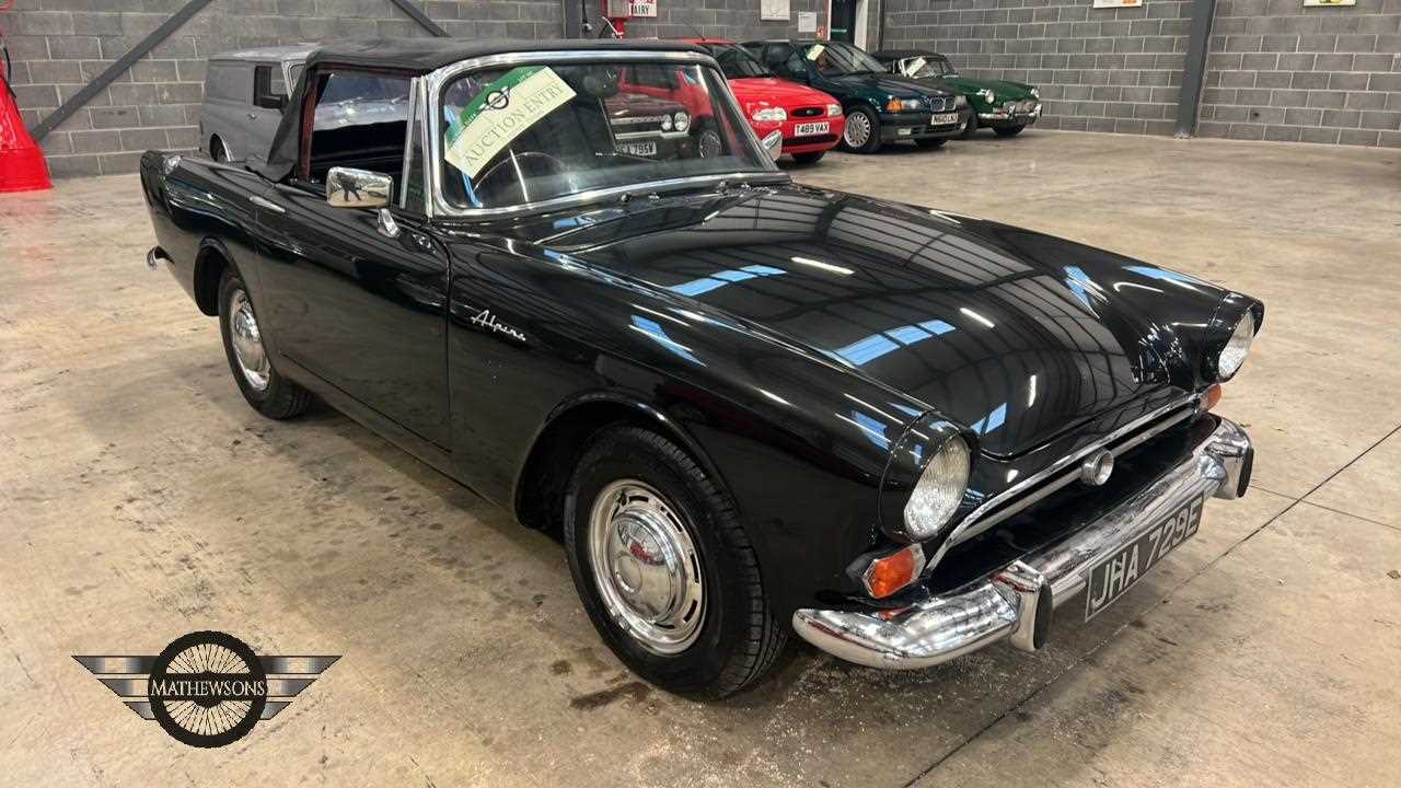 Lot 258 - 1967 SUNBEAM ALPINE