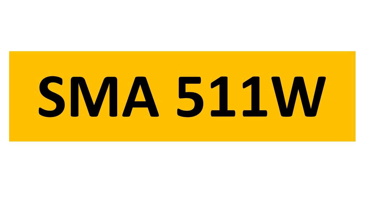 Lot 89 - REGISTRATION ON RETENTION - SMA 511W