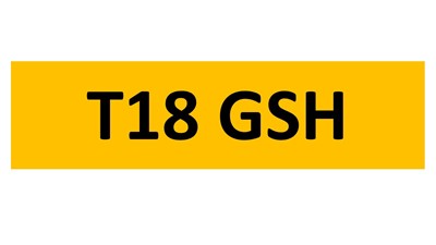 Lot 97 - REGISTRATION ON RETENTION - T18 GSH