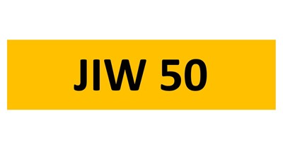 Lot 12 - REISTRATION ON RETENTION - JIW 50