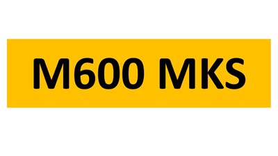 Lot 207 - REGISTRATION ON RETENTION - M600 MKS