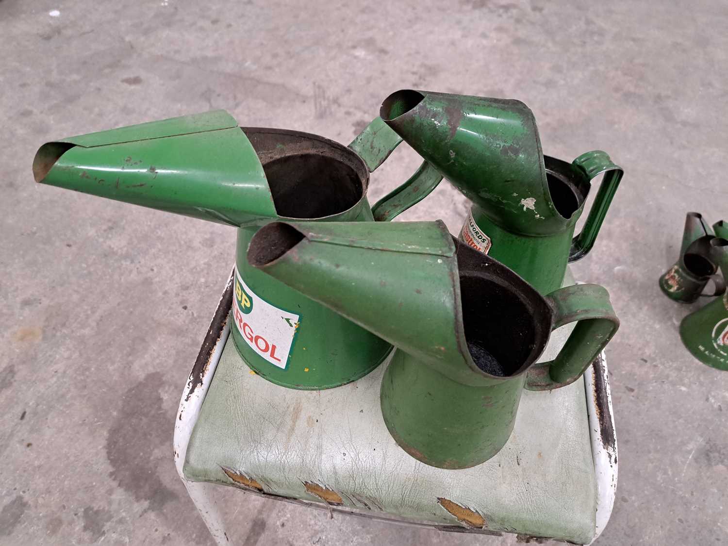 Lot 504 - CASTROL JUGS