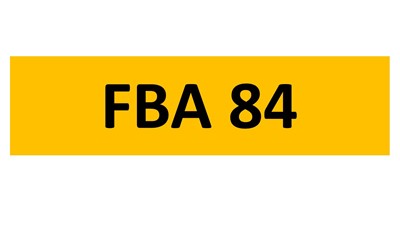 Lot 164 - REGISTRATION ON RETENTION - FBA 84