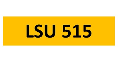Lot 63-3 - REGISTRATION ON RETENTION - LSU 515