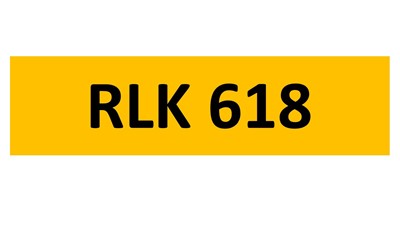 Lot 190 - REGISTRATION ON RETENTION - RLK 618
