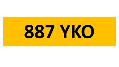 Lot 205 - REGISTRATION ON RETENTION - 887 YKO