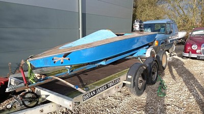 Lot 442 - 1965 WOODEN SPEED BOAT