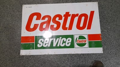 Lot 545 - CASTROL GTX SIGN